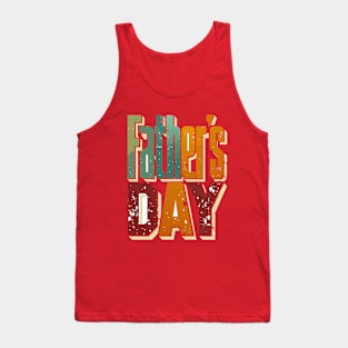 Father's Day Retro Style Tank Top